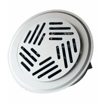 Diffuseur de sol à jet hélocoïdal, acier galvanisé, noyau central amovible, 25 à 90 m³/h | SITE012153