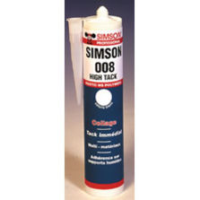 Mastic-colle pour collage souple vertical ou étanchéité | Simson 008 high tack
