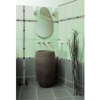 Carrelage mural en verre coloré, métallisé ou gravé | SGG Feeling