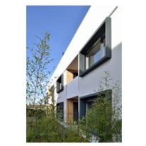 Cadre en béton blanc lisse prêt à peindre pour façades contemporaines | Gamme ÉVASION 