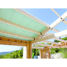 Panneau d’isolation par l’extérieur avec parement en sous-face | Pannotec Confort