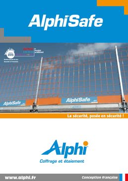 Système de protection à verrouillage automatique pour bords de dalle et de coffrage | AlphiSafe