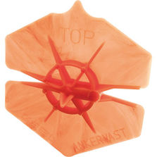 Fixation pour doublage maçonné intégrant une rosace pour isolant