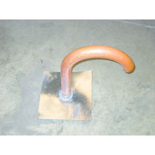 Crosse en cuivre pour passage de câbles ou canalisations | Crosse cuivre