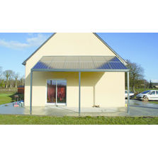 Pergola pour intégration de panneaux photovoltaïques | Brise-soleil C2