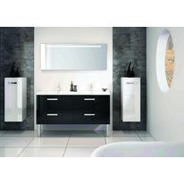 Meuble suspendu à tiroirs à plan de toilette intégré | Loft