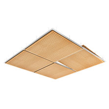 Plafond suspendu acoustique en bois véritable  | Acoust'ile
