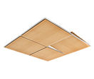 Plafond suspendu acoustique en bois véritable  | Acoust'ile