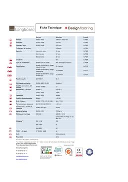 Lame de sol plombante LooseLay Longboard | LLP306 Pearl Oak