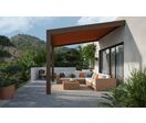 Pergola avec toile déperlante pour protection de pluie | Solicanva R