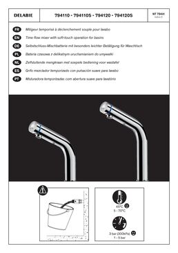 Mitigeur de lavabo temporisé TEMPOMIX 3