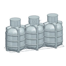 Unité d'épuration par boues activées jusqu'à 5 250 litres de capacité de traitement | PureStations