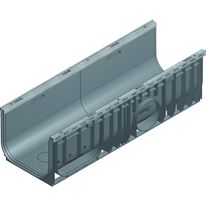 Caniveau en PE-PP de 30 cm de largeur intérieure avec cornières renforcées | Recyfix Plus X 300