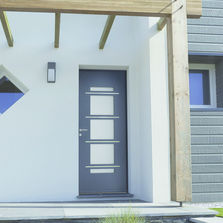 Porte d'entrée aluminium contemporaine | Volt