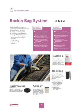 Système d'isolation thermique en laine de roche insufflé par l'extérieur | Rockin Bag System