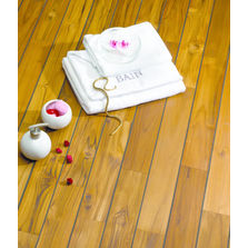 Parquet massif avec joint pour pièces humides | Teck FSC