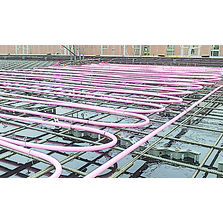 Chauffage et rafraîchissement à eau très basse température en dalle béton | Thermobéton