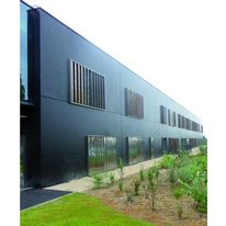 Brise-soleil à lames verticales bois/inox | Surya 290