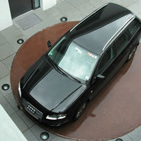 Plaque tournante pour accès difficile aux places de stationnement dans parking | Plaque tournante D450