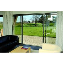 Menuiserie coulissante en aluminium jusqu'à quatre vantaux | Coulissant