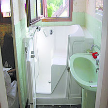 Baignoire à porte pour Senior et PMR | Vallon 117