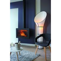 Poêle à bois mural fermé et suspendu | Oliva