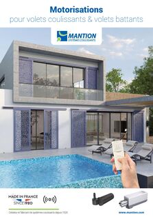 Motorisations pour volets coulissants & volets battants