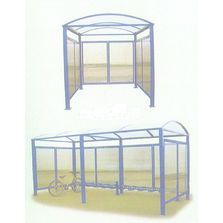 Protection cycles en acier et polycarbonate | Abri voûté