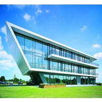 Façade rideau en verre parclosé et trame apparente | Façade FW 50+ Nouvelle Génération