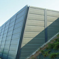 Ecran acoustique à base de matériau recyclé | Ecran acoustique à base de matériau de synthèse recyclé