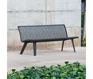 Banc extérieur à structure acier | Banc Montréal