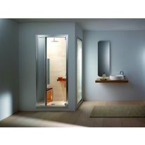 Porte de hammam à colonne technique intégrée | Omniasteam