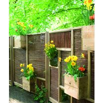 Panneaux de clôture en bois à compartiments pour bacs | Buurjongens Panneaux