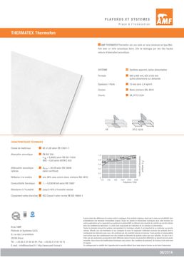 Dalles de plafond à hautes performances acoustiques | Thermatex Thermofon / Alpha / Acoustic / dB Acoustic
