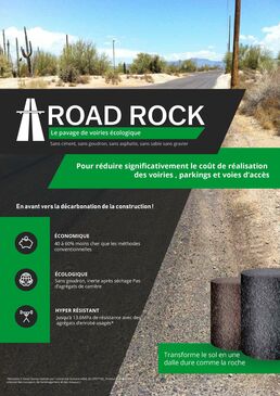 Solution de pavage voies d'accès, routes & piétons | ROAD ROCK | Solution à forte productivité