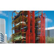 Parking de 6/8/10/12 véhicules sur l'empreinte de moins de 2 voitures | Ringopark