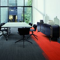 Dalle de moquette à velours tufté bouclé structuré à motifs | On line/ Off Line