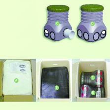 Kits pour filtres drainés et non drainés en assainissement non collectif | Kits pour filtres ANC