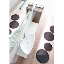 Ligne de meubles avec vasques en marbre de synthèse | Domus Sagomata