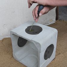 Boîtes de raccordement à opercules en béton Pour eaux pluviales et réseaux secs | CR25S, CR30S, CR40S