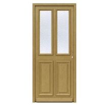 Porte d'entrée Anne Eva Chêne sur-mesure | LAPEYRE SERVICES
