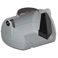 Bacs à graisses en polyéthylène de 200 à 500 litres | Bac dégraisseur en polyéthylène