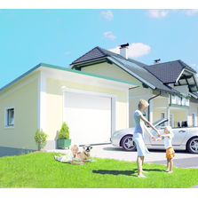 Porte sectionnelle à refoulement plafond isolante et adaptable | G60