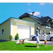 Porte sectionnelle à refoulement plafond isolante et adaptable | G60