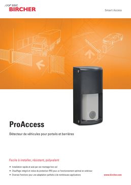 Détecteur de véhicules pour portails et barrières | ProAccess
