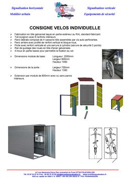 Consigne individuelle vélos modulaire | MOSELLE