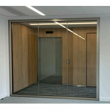 Châssis fixe coupe-feu aluminium à rupture de pont thermique - EI60 | Gamme AluTeq