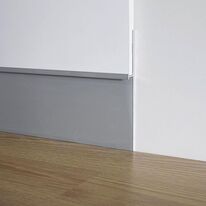 Plinthe de finition | METAL LINE 101 – profilé aluminium anodisé pour enduits sur mur brut