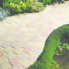 Pavés en deux tailles et quatre teintes | Patchwork