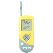 Appareil de mesure de la qualité de l'air par relevés psychrométriques | Humitest Psyclone